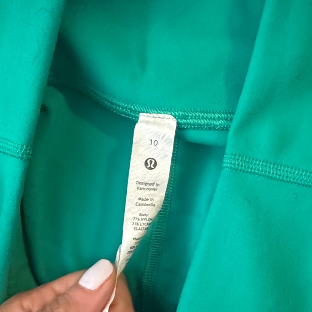 lululemon Wunder Train Contour Fit High-Rise Shorts Kelly green - Picture 5 of 5